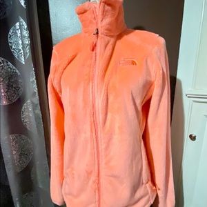 North Face Osito jacket in neon orange